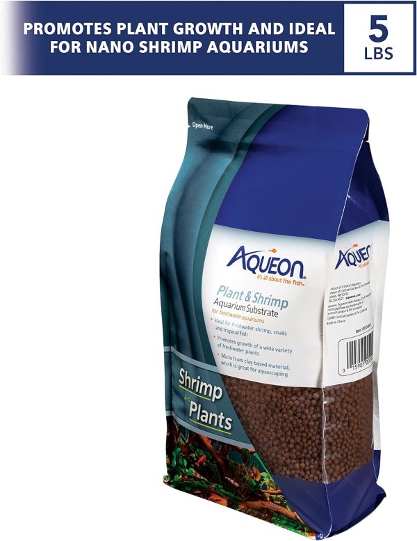 Aqueon Plant and Shrimp Aquarium Substrate 5 Pounds,Brown - Image 2