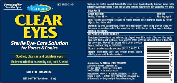 Farnam Clear Eyes for Horses, 4fl oz - Image 2