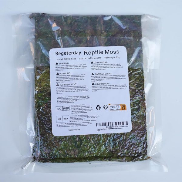 3.5oz Pure Natural Reptile Moss for Humidity, Great for Snakes, Turtle and Other Reptiles, Good for Terrariums for Reptiles & Amphibians - Image 6