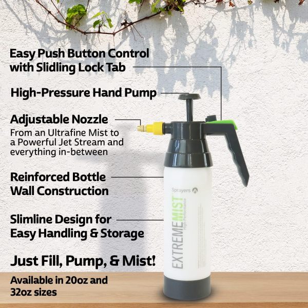 EXTREMEMIST High-Performance Bird Sprayer | Ultrafine Avian Pump Mister | Handheld Pet Bird Bath Mister | Adjustable Nozzle | Bird Cage Cleaner | Perfect for Macaws, Cockatiels, Parrots & More - 20oz - Image 3