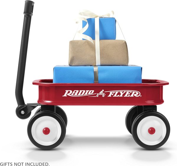 Radio Flyer Kids 12.5 Inch Little Red Toy Wagon, Small Toy Decor Wagon - Image 5