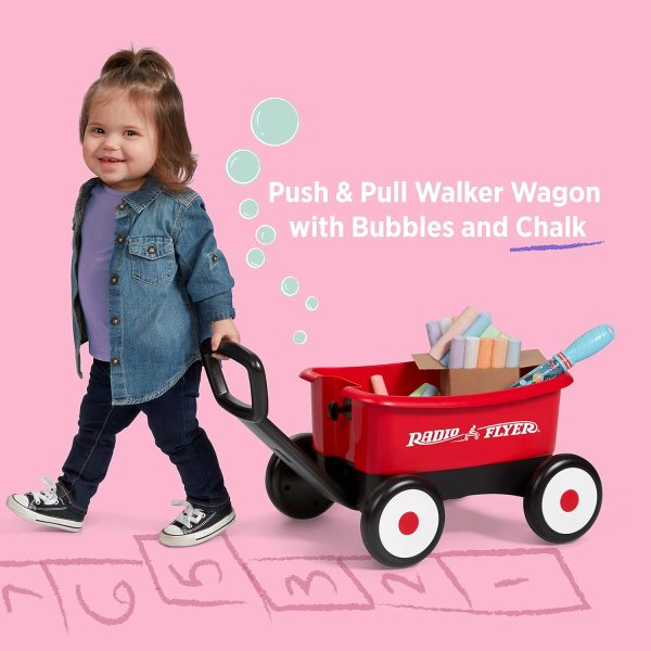 Radio Flyer My 1st Wagon with Beach and Garden Tools, 2-in-1 Wagon, Ages 1-4 , Red - Image 4