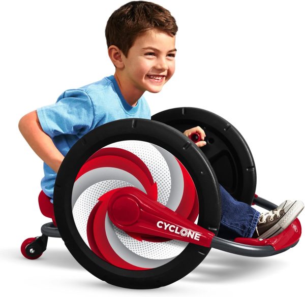 Radio Flyer Cyclone Kid's Ride On Toy, 16" Wheels, Red, Ages 3 - 7 Years - Image 8