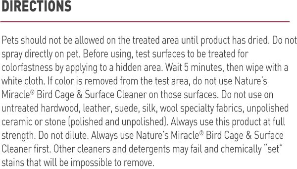 Nature's Miracle Bird Cage & Surface Cleaner - Image 4