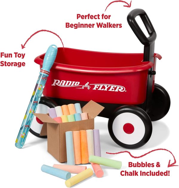 Radio Flyer My 1st Wagon with Beach and Garden Tools, 2-in-1 Wagon, Ages 1-4 , Red - Image 5