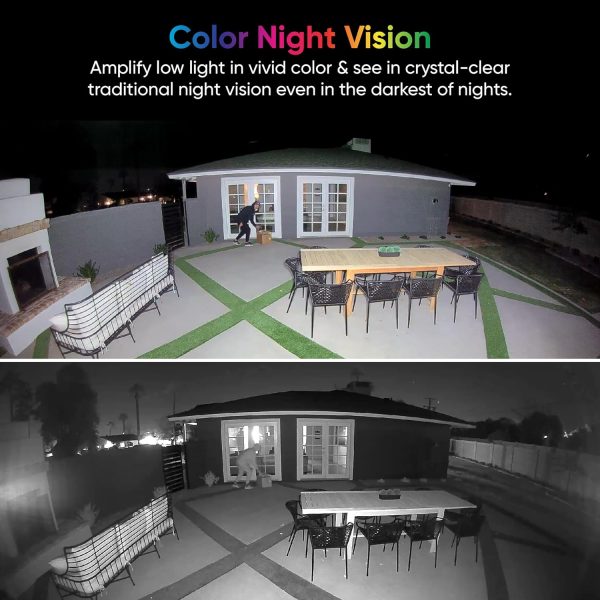 WYZE Floodlight Camera v2, 2800-Lumen LEDs, 2K HD Outdoor Security Camera, 160° Wide View, Motion Activated Light, 105dB Siren, Color Night Vision, Compatible with Alexa & Google Assistant, Wired - Image 7