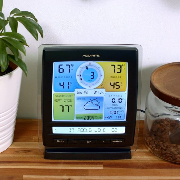 AcuRite Iris (5-in-1) Indoor/Outdoor Wireless Weather Station for Indoor and Outdoor Temperature and Humidity, Wind Speed and Direction, and Rainfall with Digital Display (01512M) - Image 6