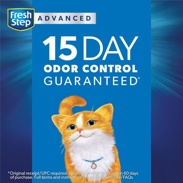 Fresh Step Clean Paws Cat Litter With Febreze Freshness, Advanced Multi-Cat Low-Tracking Clumping Litter With Guaranteed Odor Control, 37 lbs. (2 x 18.5 lb. Box) - Image 2