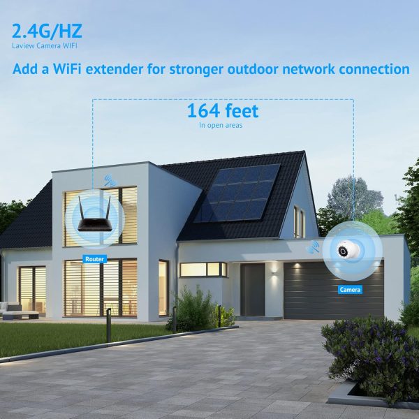 LaView 4MP 2K Security Cameras Outdoor Indoor Wired,IP65, Starlight Sensor & 100 Ft Night Vision,Motion/Person Detection,2-Way Audio/Spotlight,US Cloud,Compatible With Alexa,iOS & Android & Web Access - Image 7