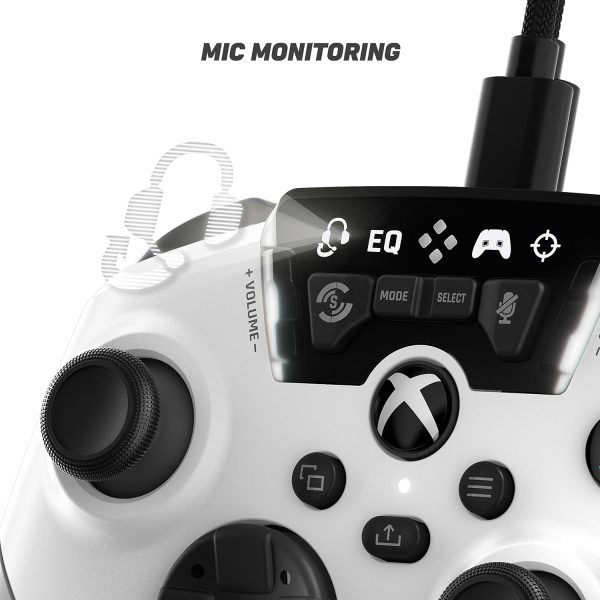 Turtle Beach Recon Controller Wired Game Controller Officially Licensed for Xbox Series X, Xbox Series S, Xbox One & Windows - Audio Enhancements, Remappable Buttons, Superhuman Hearing – White - Image 5