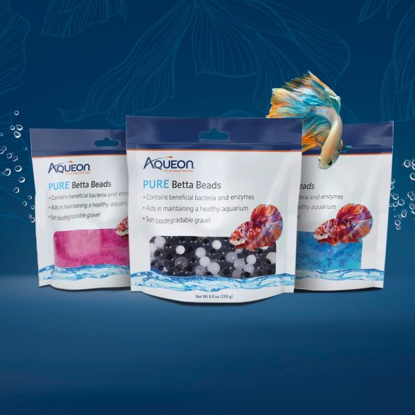 Aqueon PURE Betta Beads, Water Care for Unfiltered Aquariums, Maintains Clear Water and Helps Breakdown Organic Sludge, Blue - Image 6