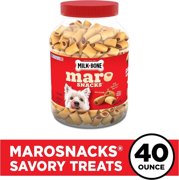 Milk-Bone MaroSnacks Small Dog Treats With Bone Marrow, 40 Ounce Container - Image 2