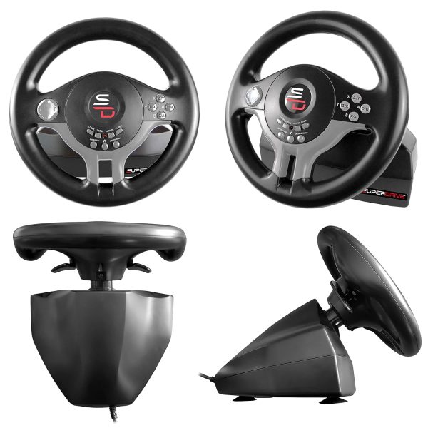 SUBSONIC Superdrive - SV250 Racing steering wheel with pedals and gearshift paddles for nintendo Switch - Ps4 - xbox Seie X/S, Xbox One - PC - Image 5