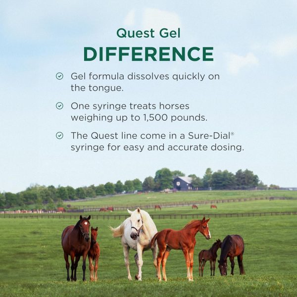 Quest Gel Moxidectin Horse Dewormer, Early Grazing Season recommended for Horses and Ponies 6 months and older, 0.5oz Sure-Dial Syringe - Image 6