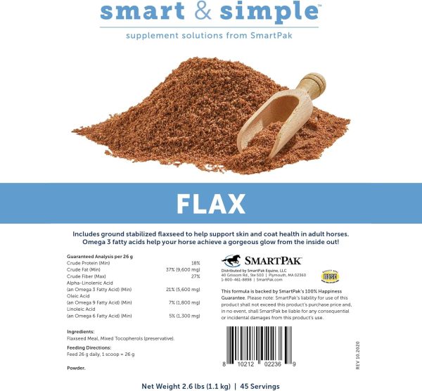 SmartPak Nutrition Essentials SmartPak | Nutritional Supplement for Horses | Containing Essential Vitamins, Minerals, Amino Acids, and Omega 3 | Helps Improve Healthy Skin & Horse Coat - Image 3