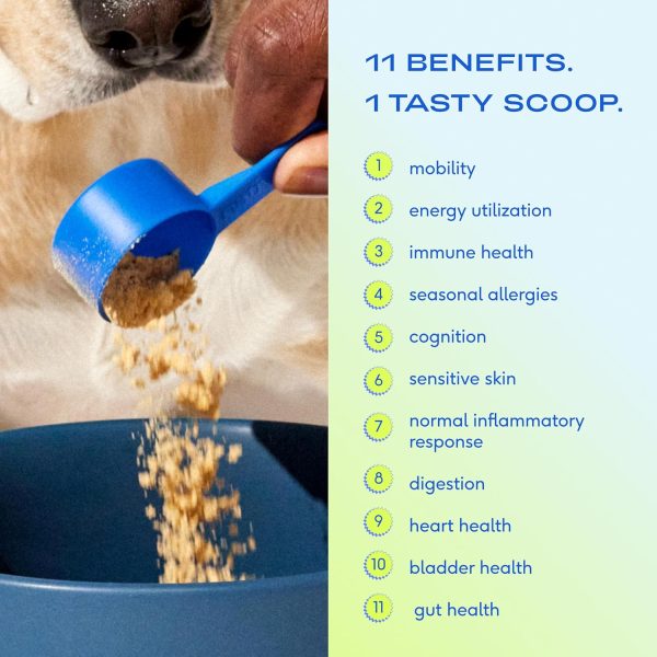 Native Pet The Daily Dog Supplement - 11 in 1 Dog Multivitamin - Tasty Scoop with Dog Supplements & Vitamins - Multi Vitamin for Dog Energy, Mobility, Skin & Coat - 12 Active Ingredients 14 oz - Image 3