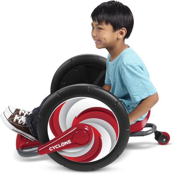 Radio Flyer Cyclone Kid's Ride On Toy, 16" Wheels, Red, Ages 3 - 7 Years - Image 6