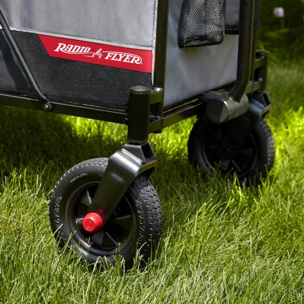 Radio Flyer The Beast MVP Wagon, Heavy Duty Kid & Cargo Folding Wagon, Collapsible Wagon Cart for Ages 1.5+ - Image 6