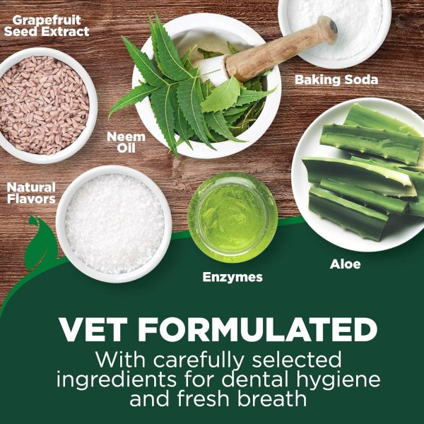 Vet's Best Dog Toothbrush & Enzymatic Toothpaste Kit - Teeth Cleaning - Made with Natural Ingredients - Reduces Plaque, Whitens Teeth, Freshens Breath - Bonus Care Guide & Finger Brush Included - Image 9