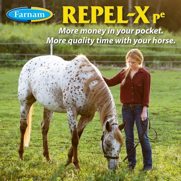 Farnam Repel-X Ready-To-Use Fly Spray, Insecticide And Repellent For Horses And Dogs, 32 Fluid Ounces, 1 Quart Bottle With Trigger Sprayer - Image 3