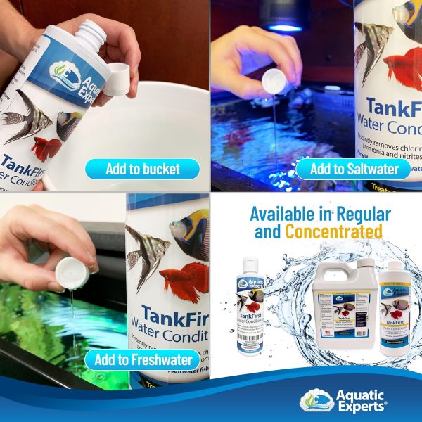 TankFirst Complete Aquarium Water Conditioner - Fish Water Conditioner, Instantly Removes Chlorine, Chloramines, and detoxifies Ammonia from Fish Tank (TankFirst Regular, 250 ml) - Image 3