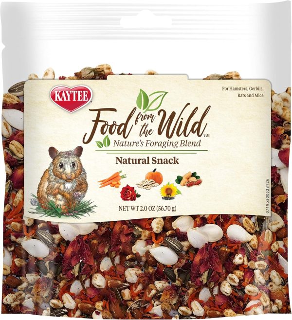 Kaytee Food from The Wild Natural Snack for Pet Hamsters, Gerbils, Rats and Mice, 2 Ounces - Image 7