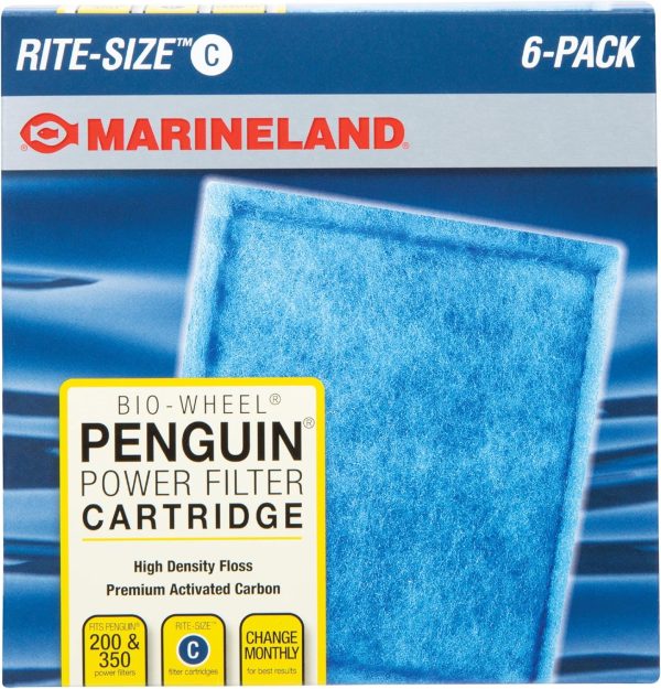 Marineland Rite-Size Cartridge C, 6-Pack