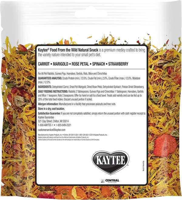 Kaytee Food from The Wild Natural Snack for Pet Rabbits, Guinea Pigs And Other Small Animals, 1 Ounce - Image 6