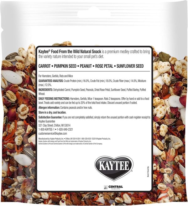 Kaytee Food from The Wild Natural Snack for Pet Hamsters, Gerbils, Rats and Mice, 2 Ounces - Image 6