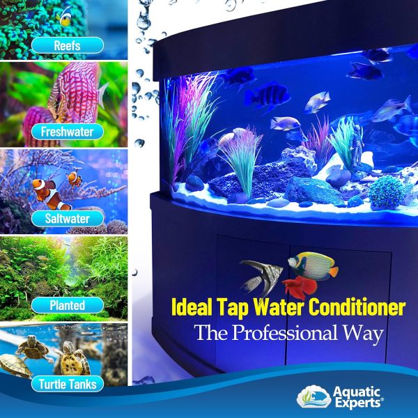 TankFirst Complete Aquarium Water Conditioner - Fish Water Conditioner, Instantly Removes Chlorine, Chloramines, and detoxifies Ammonia from Fish Tank (TankFirst Regular, 250 ml) - Image 4