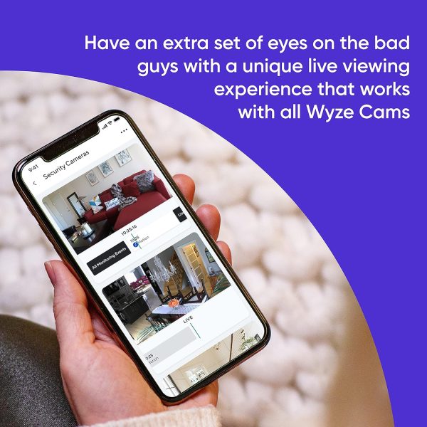 Wyze Home Security Core Kit: Hub, Keypad, Motion Sensor, Entry Sensors (x2); Compatible w/ Wyze Cam, Leak & Climate Sensors; 3 Mo. of 24/7 Professional Monitoring Service Incl., Subscription Required - Image 5