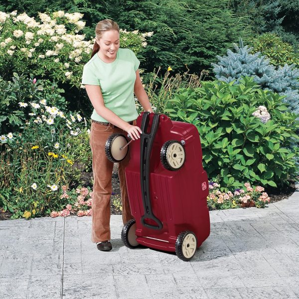 Step2 Neighborhood Wagon, Kids Ride On Toy, Stroller Substitute, Includes Seat Belts, Made of Durable Plastic, Max Weight 75 lbs., For Toddlers 1.5-5 Years Old, Red - Image 7