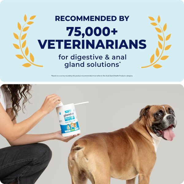 Vetnique Labs Glandex Dog Wipes for Pets Cleansing & Deodorizing Anal Gland Hygienic Dog & Cat Wipes with Vitamin E, Skin Conditioners and Aloe (100ct Pouch) - Image 4