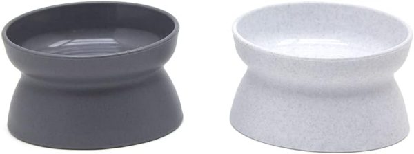 Kitty City Raised Cat Bowls, Small Bowl 2pk (Modern)