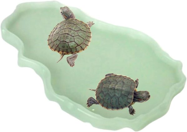 Luminous Reptile Food Bowl,Large Water Dish,Terrarium Bowls, Tortoise Bowl (Luminous) - Image 2