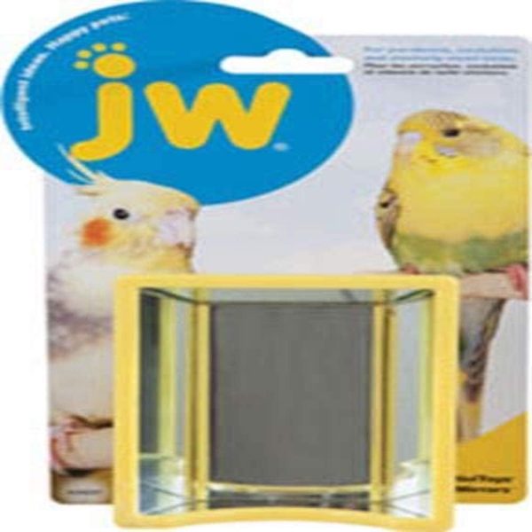 JW Hall Of Mirrors Bird Toy,3.25'' length x 4.25'' width x 1.25'' depth - Image 2