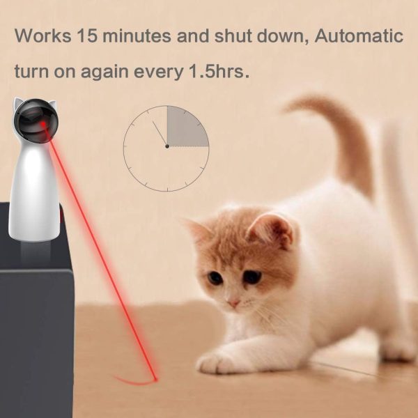 Automatic Cat Laser Toy Interactive Cat Toys for Indoor Cats/Kitty/Dogs,​​Laser Toys for Bored Indoor Adult Cats - Image 2