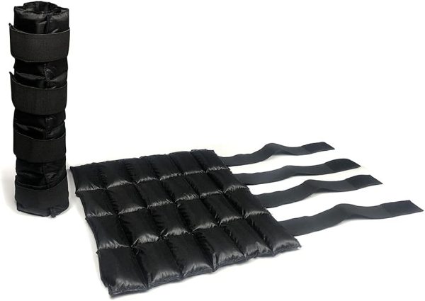 WORLD-BIO Horse Ice Leg Wraps Set Of 2, Ice Pack Cooling Wrap for Horse Injuries, Therapy Full Leg Ice Boot Cold Pack with Flexible Straps for Hock, Ankle, Knee, Legs and Hooves, 16.9'' x 16.1'' Black - Image 4