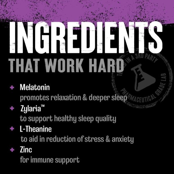 Animal PM - Zinc, Magnesium, Vitamin B6, GABA + AKG, Immune and Recovery Complex, Sleep & Relaxation, Night Time Anabolic Stack Supply Pills, 30 Count - Image 4