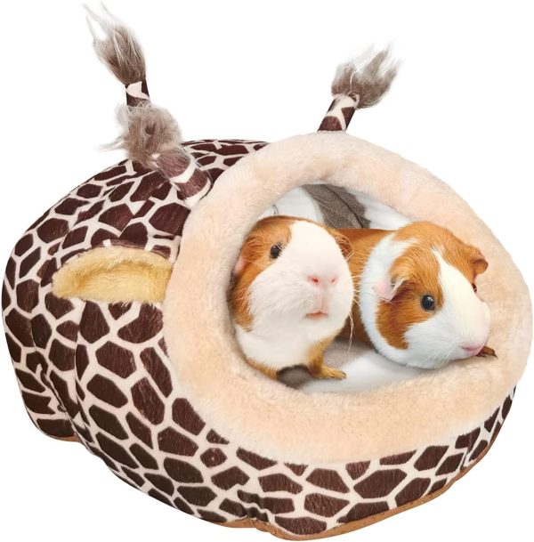 Guinea Pig Rat Bed and Hideout for Ferret Hedgehog Sleep and Hide, Hamster Small Pet Animals Supplies Toy Cage Accessories Nest