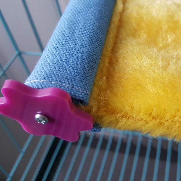 Winter Warm Bird Nest House Bed Hammock Toy for Pet Parrot Parakeet Cockatiel Conure Cockatoo African Grey Eclectus Amazon Lovebird Budgie Finch Canary Hamster Rat Chinchilla Squirrel Cage Perch - Image 7