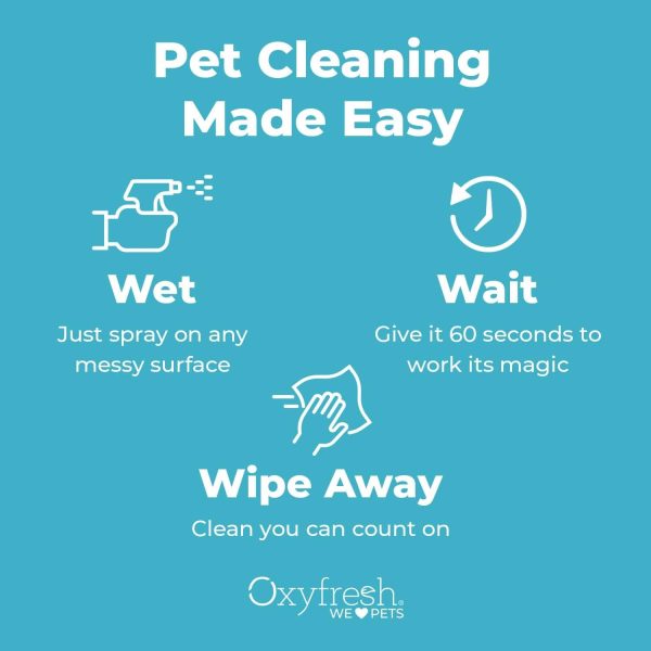 Oxyfresh Premium Crate & Cage Cleaner – Professional Dog Crate & Small Animal & Bird Cage Odor Eliminator – Quickly Cleans, Removes Poop & Deodorizes Pet Odors – Safe & Bleach Free - Image 7