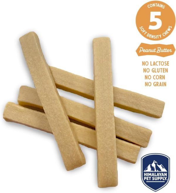 Yogurt Sticks, Prebiotic & Probiotics, Protein Rich - Lactose Free - Gluten Free - Corn Free - Grain Free, USA Made, for All Breeds, 5 pieces of Droolicious Yogurt Sticks, Peanut Butter Flavor - Image 3