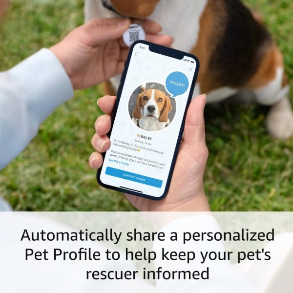 Ring Pet Tag | Easy-to-use tag with QR code | Real-time scan alerts | Shareable Pet Profile | No subscription or fees - Image 4