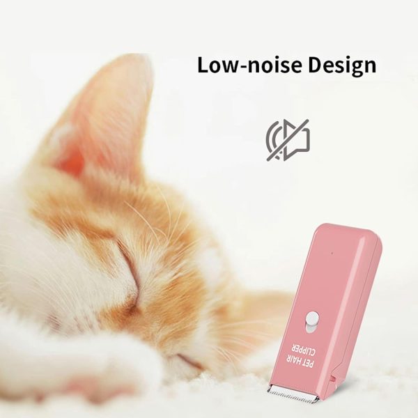 Dog Cat Home Hair Waterproof Clipper Portable Electric USB Rechargeable Pet Grooming Tools Low Noise Shaver Cordless Trimmer for Small and Large Pets - Image 3