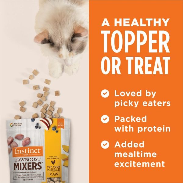 Instinct Raw Boost Mixers Freeze Dried Raw Cat Food Topper, Grain Free Cat Food Topper 6 Ounce (Pack of 1) - Image 6