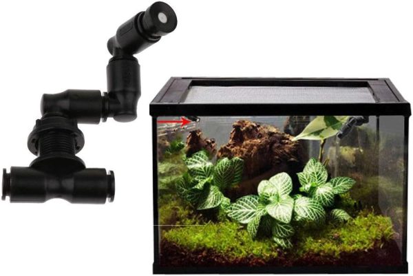 360 Degree Adjustable Misting Nozzle Water Sprayer for Reptiles Amphibians Terrarium Tank Cooling System - Image 4