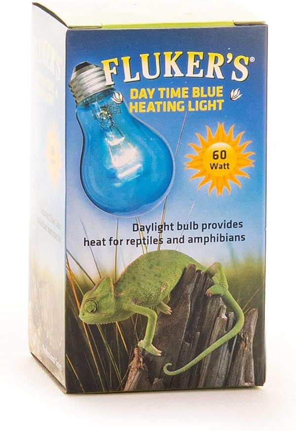 Fluker's Reptile Incandescent Blue Daylight Bulb for Reptiles and Amphibians, 60 Watt - Image 2