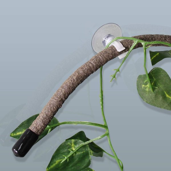 Coolrunner 8FT Reptile Vines and Flexible Reptile Leaves with Suction Cups Jungle Climber Long Vines Habitat Decor for Climbing, Chameleon, Lizards, Gecko - Image 4