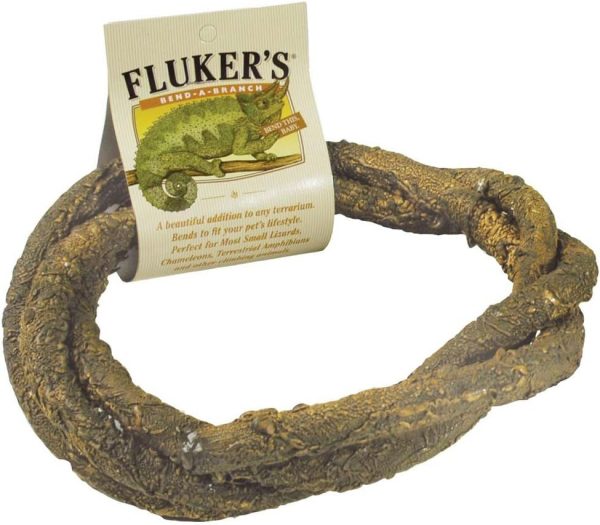 Fluker's Small Animal Bend-A-Branch Pet Habitat Decor, Medium, brown